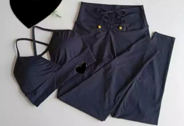 black legging set